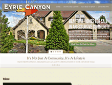 Tablet Screenshot of eyriecanyon.com